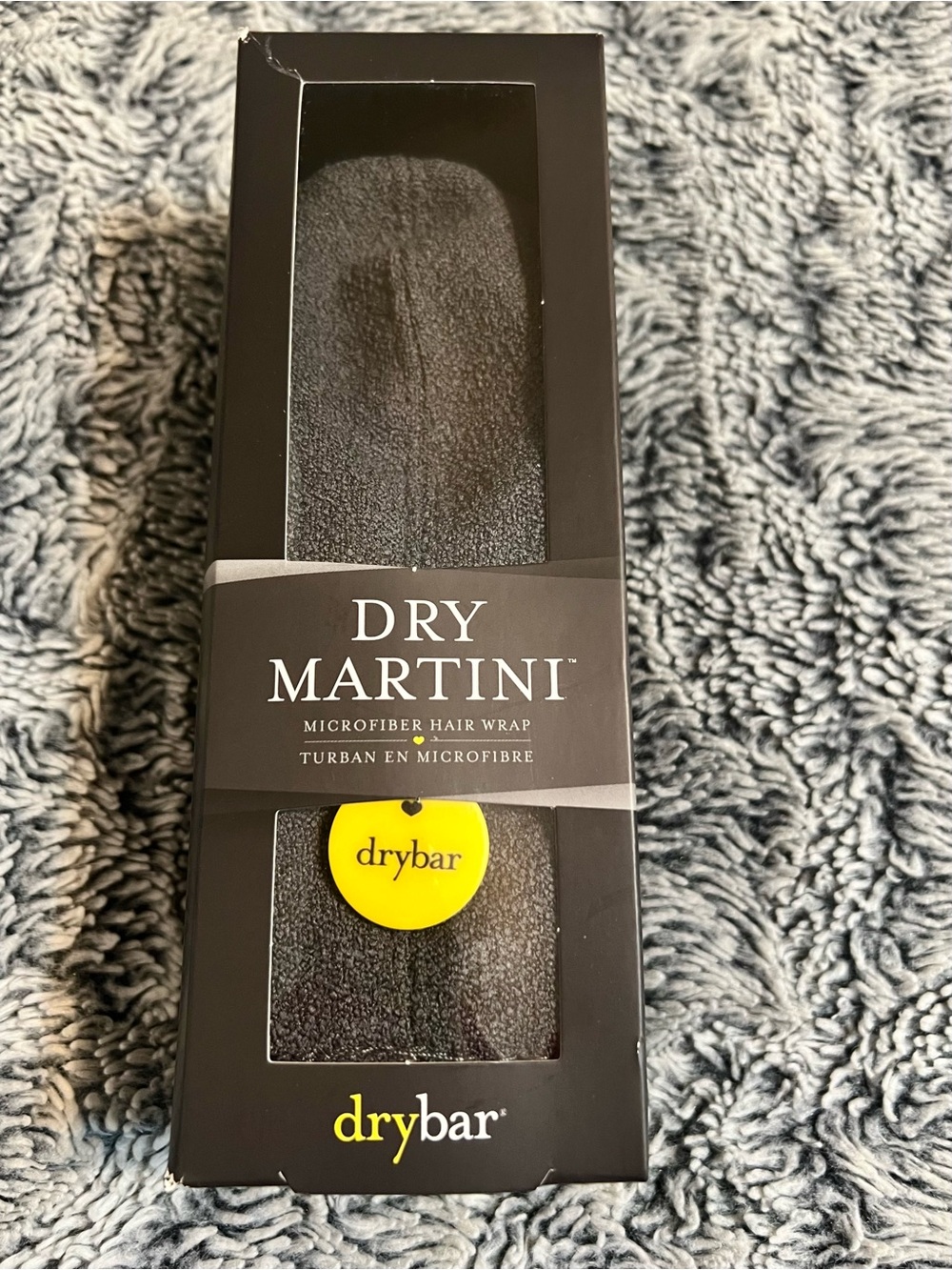 NIB Drybar Dirty Martini Microfiber Hair Wrap Super Absorbent Saves Drying Time